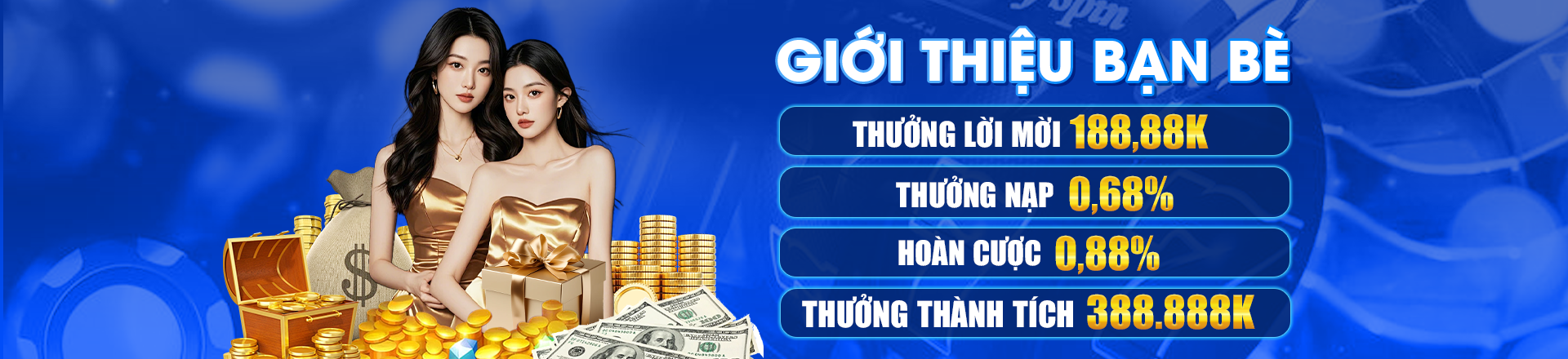Hình ảnh quảng cáo của thanbai88 hiển thị nền tảng và các lợi ích