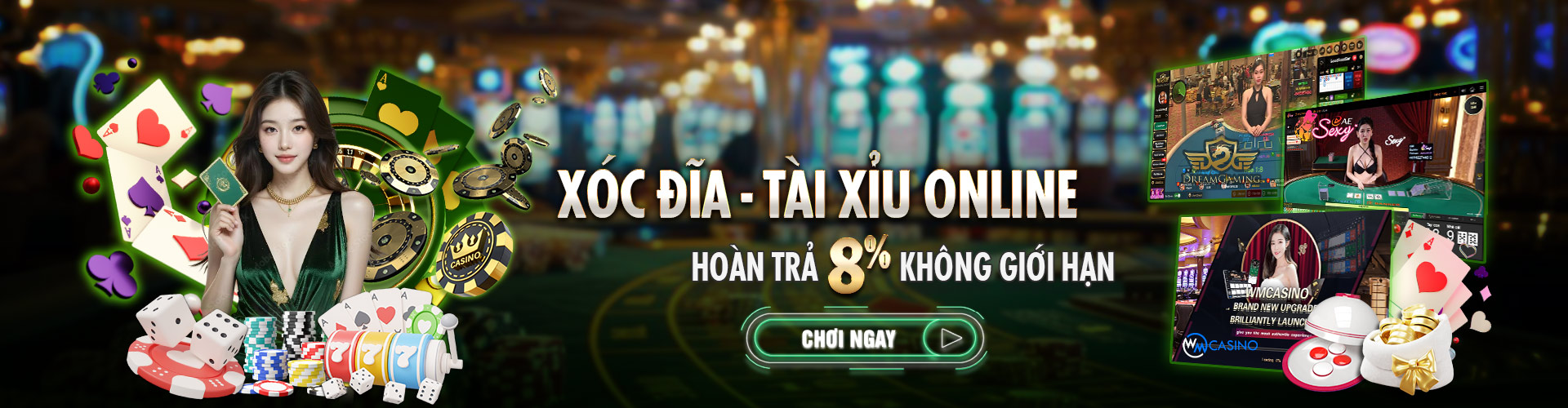 Hình ảnh quảng cáo của thanbai88 hiển thị nền tảng và các lợi ích